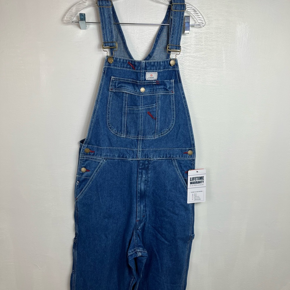 HISEA Men Denim Bib Overall 30X28